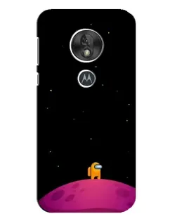 Чехол для Motorola MOTO G7 Play с картинкой «Одинокий герой на планете» Чехол для Motorola MOTO G7 Play с картинкой «Одинокий герой на планете»