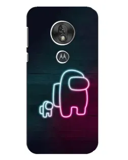 Чехол для Motorola MOTO G7 Play с картинкой «Among Us неон-арт» Чехол для Motorola MOTO G7 Play с картинкой «Among Us неон-арт»