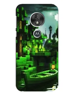 Чехол для Motorola MOTO G7 Play с картинкой «Minecraft лесной пейзаж» Чехол для Motorola MOTO G7 Play с картинкой «Minecraft лесной пейзаж»