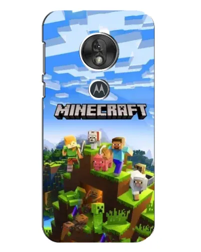 Чехол для Motorola MOTO G7 Play с картинкой «Minecraft классический мир» Чехол для Motorola MOTO G7 Play с картинкой «Minecraft классический мир»