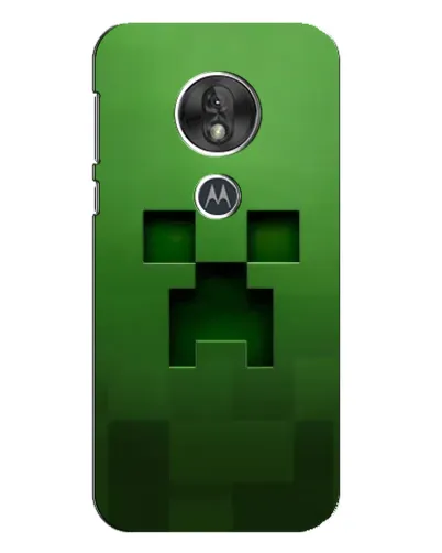Чехол для Motorola MOTO G7 Play с картинкой «Крипер микро-дизайн» Чехол для Motorola MOTO G7 Play с картинкой «Крипер микро-дизайн»