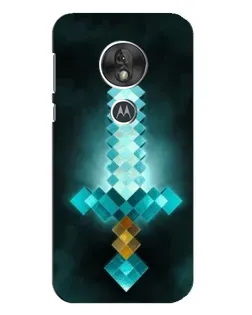 Чехол для Motorola MOTO G7 Play с картинкой «Алмазный меч неон» Чехол для Motorola MOTO G7 Play с картинкой «Алмазный меч неон»