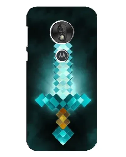 Чехол для Motorola MOTO G7 Play с картинкой «Алмазный меч неон» Чехол для Motorola MOTO G7 Play с картинкой «Алмазный меч неон»