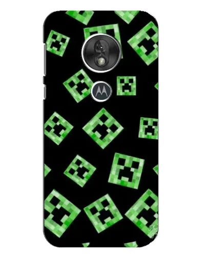 Чехол для Motorola MOTO G7 Play с картинкой «Паттерн с криперами» Чехол для Motorola MOTO G7 Play с картинкой «Паттерн с криперами»