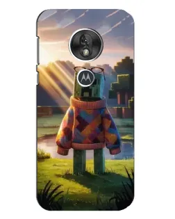 Чехол для Motorola MOTO G7 Play с картинкой «Крипер в свитере» Чехол для Motorola MOTO G7 Play с картинкой «Крипер в свитере»