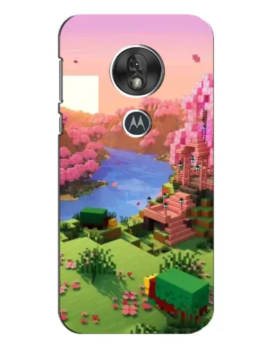 Чехол для Motorola MOTO G7 Play с картинкой «Розовое дерево Minecraft» Чехол для Motorola MOTO G7 Play с картинкой «Розовое дерево Minecraft»