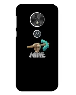 Чехол для Motorola MOTO G7 Play с картинкой «Алмазная кирка» Чехол для Motorola MOTO G7 Play с картинкой «Алмазная кирка»