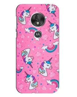 Чехол для Motorola MOTO G7 Play с картинкой «Unicorn паттерн розовый» Чехол для Motorola MOTO G7 Play с картинкой «Unicorn паттерн розовый»