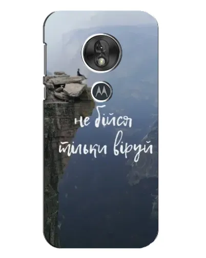 Чохол для Motorola MOTO G7 Play з картинкою «Віра над прірвою» Чохол для Motorola MOTO G7 Play з картинкою «Віра над прірвою»