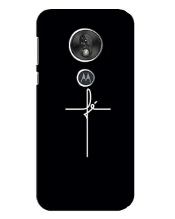 Чехол для Motorola MOTO G7 Play с картинкой «Тонкий крест»