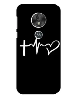 Чехол для Motorola MOTO G7 Play с картинкой «Пульс веры»