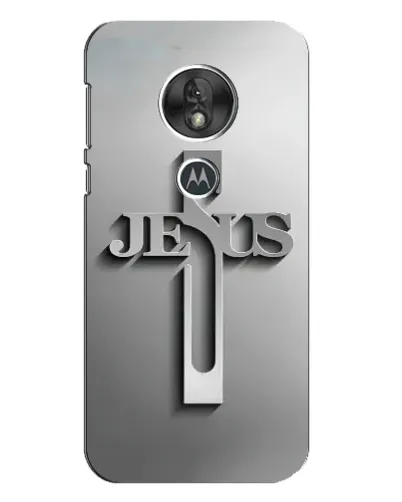 Чохол для Motorola MOTO G7 Play з картинкою «Металевий хрест Jesus» Чохол для Motorola MOTO G7 Play з картинкою «Металевий хрест Jesus»