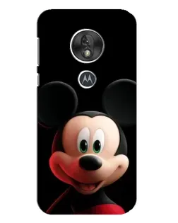 Чехол для Motorola MOTO G7 Play с картинкой «Улыбающийся Микки Маус»