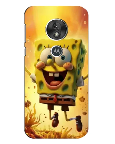 Чехол для Motorola MOTO G7 Play с картинкой «Губка Боб прыгает» Чехол для Motorola MOTO G7 Play с картинкой «Губка Боб прыгает»