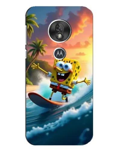 Чехол для Motorola MOTO G7 Play с картинкой «Губка Боб серфингист» Чехол для Motorola MOTO G7 Play с картинкой «Губка Боб серфингист»