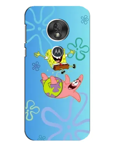 Чехол для Motorola MOTO G7 Play с картинкой «Спанч Боб и Патрик» Чехол для Motorola MOTO G7 Play с картинкой «Спанч Боб и Патрик»