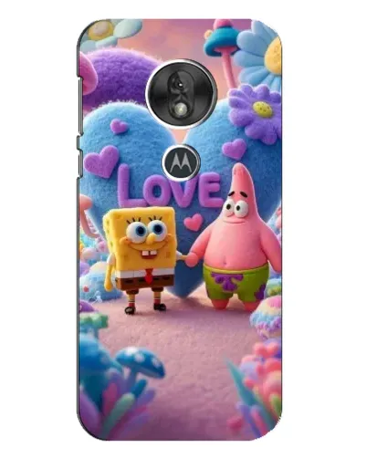 Чехол для Motorola MOTO G7 Play с картинкой «Губка Боб Патрик» Чехол для Motorola MOTO G7 Play с картинкой «Губка Боб Патрик»