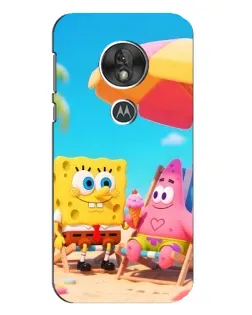 Чехол для Motorola MOTO G7 Play с картинкой «Отдых на пляже»