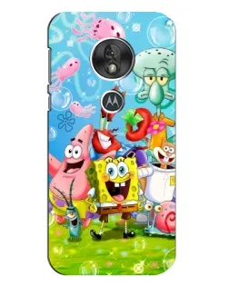 Чехол для Motorola MOTO G7 Play с картинкой «Губка Боб и друзья»