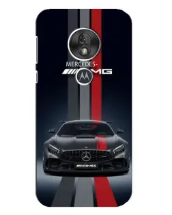Чехол для Motorola MOTO G7 Play с картинкой «Mercedes — белый карбон»