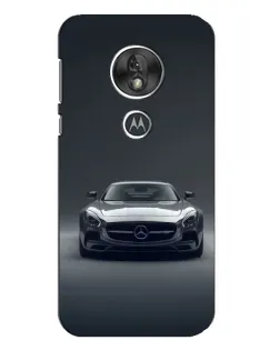 Чехол для Motorola MOTO G7 Play с картинкой «Mercedes на черном»