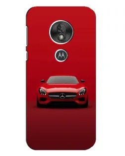 Чехол для Motorola MOTO G7 Play с картинкой «Красный Mercedes AMG»