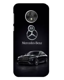 Чехол для Motorola MOTO G7 Play с картинкой «Mercedes — решетка радиатора»