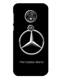 Чехол для Motorola MOTO G7 Play с картинкой «Mercedes Silver Logo»