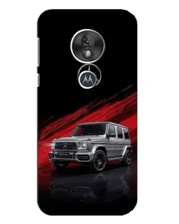 Чехол для Motorola MOTO G7 Play с картинкой «Mercedes G-Class красный»