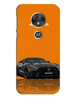 Чехол для Motorola MOTO G7 Play с картинкой «Оранжевый Mercedes AMG»