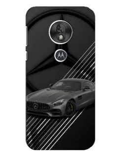 Чехол для Motorola MOTO G7 Play с картинкой «Mercedes AMG — графика»