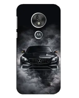 Чехол для Motorola MOTO G7 Play с картинкой «Mercedes в дыму»