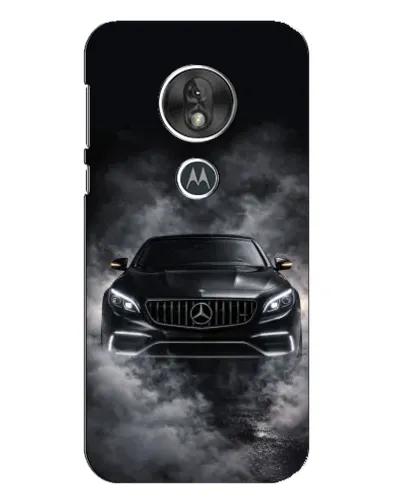 Чехол для Motorola MOTO G7 Play с картинкой «Mercedes в дыму» Чехол для Motorola MOTO G7 Play с картинкой «Mercedes в дыму»