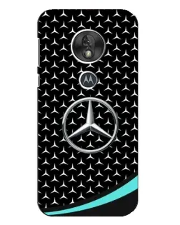 Чехол для Motorola MOTO G7 Play с картинкой «Mercedes — бирюзовый акцент»