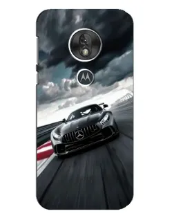 Чехол для Motorola MOTO G7 Play с картинкой «Гоночный Mercedes AMG»