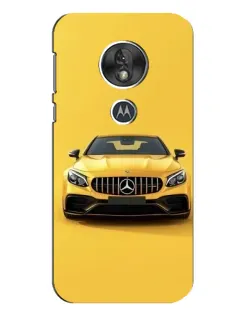 Чехол для Motorola MOTO G7 Play с картинкой «Желтый Mercedes GT»