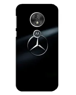 Чехол для Motorola MOTO G7 Play с картинкой «Mercedes на металле»