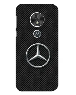 Чехол для Motorola MOTO G7 Play с картинкой «Карбоновый Mercedes стиль»