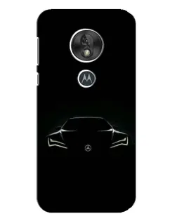 Чехол для Motorola MOTO G7 Play с картинкой «Mercedes — силуэт авто»