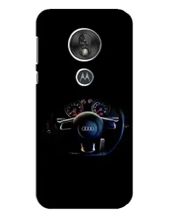 Чехол для Motorola MOTO G7 Play с картинкой «Салон Audi — руль»