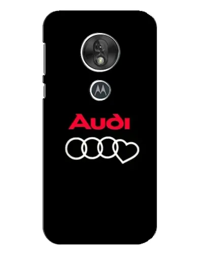 Чехол для Motorola MOTO G7 Play с картинкой «Логотип Audi Heart»