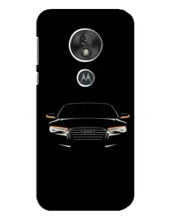Чехол для Motorola MOTO G7 Play с картинкой «Audi — ночной контур» Чехол для Motorola MOTO G7 Play с картинкой «Audi — ночной контур»