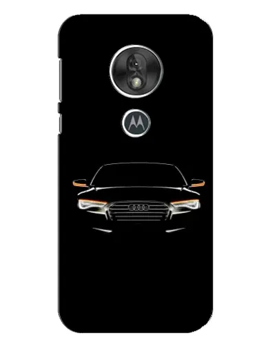 Чехол для Motorola MOTO G7 Play с картинкой «Audi — ночной контур»