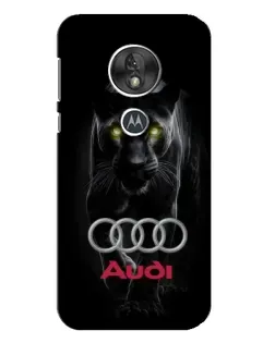 Чехол для Motorola MOTO G7 Play с картинкой «Пантера и Audi» Чехол для Motorola MOTO G7 Play с картинкой «Пантера и Audi»