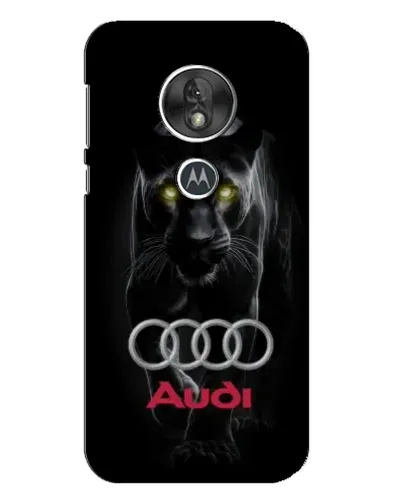 Чехол для Motorola MOTO G7 Play с картинкой «Пантера и Audi»