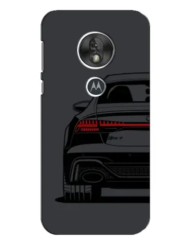 Чехол для Motorola MOTO G7 Play с картинкой «Задняя часть Audi — арт»