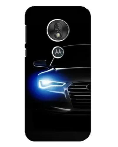 Чехол для Motorola MOTO G7 Play с картинкой «Неоновый взгляд Audi»