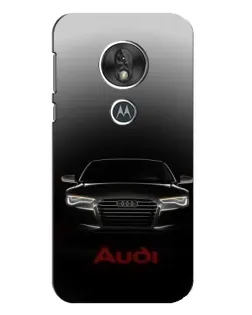 Чехол для Motorola MOTO G7 Play с картинкой «Audi — градиентный контур» Чехол для Motorola MOTO G7 Play с картинкой «Audi — градиентный контур»
