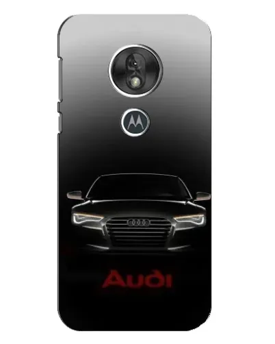Чехол для Motorola MOTO G7 Play с картинкой «Audi — градиентный контур»