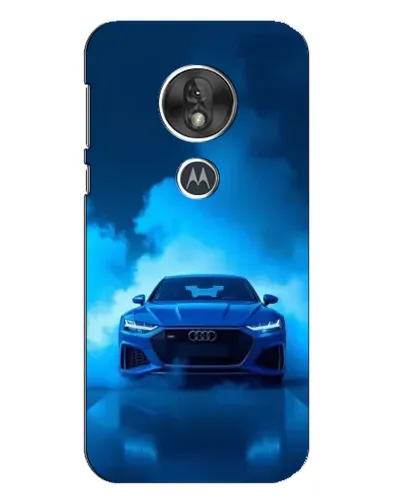 Чехол для Motorola MOTO G7 Play с картинкой «Audi — голубая энергия»